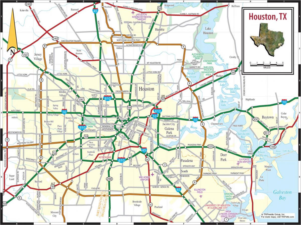 qyteti i hartave të Houston