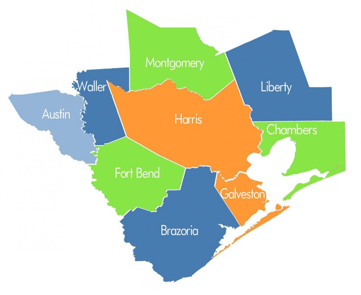 qarku i hartave të Houston
