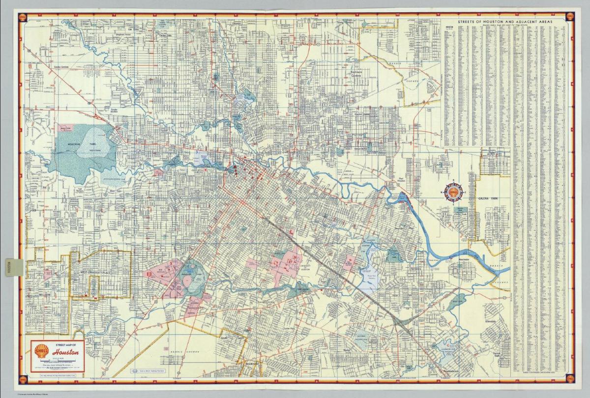 rrugë hartave të Houston
