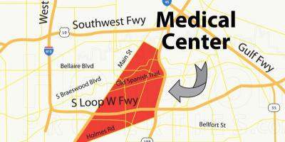 I hartave të Houston medical center