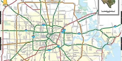 Hartave të Houston të teksasit