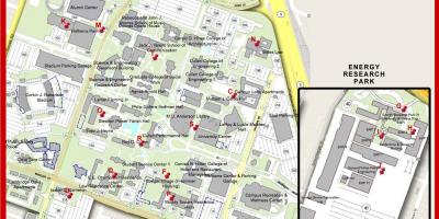Harta e universitetit e Houston